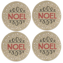 Hermia Pack de 4 Salvamanteles Individuales Multicolor